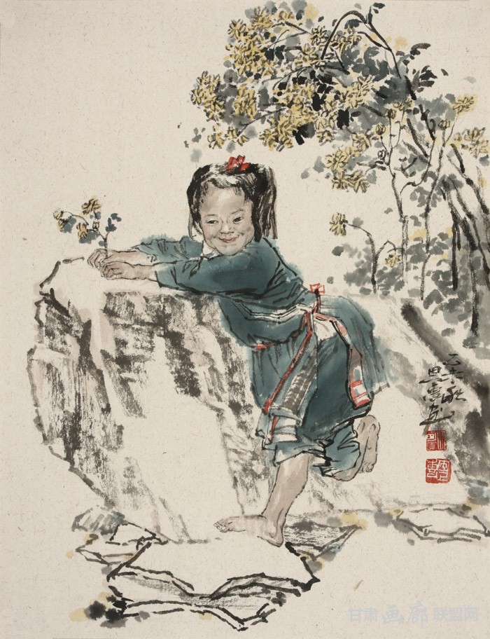 山花34cmX52cm 2015年 陈恩惠