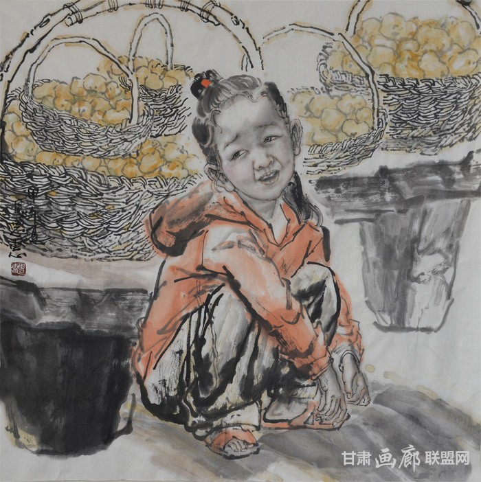艳艳68x68cm 2014年 陈恩惠
