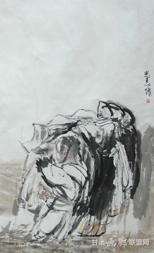 永恒的召唤局部三78x165cm 2002年 陈恩惠