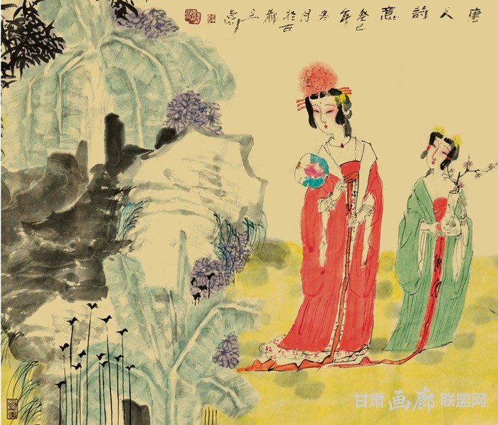 国色天香68x68cm2016年 陈恩惠