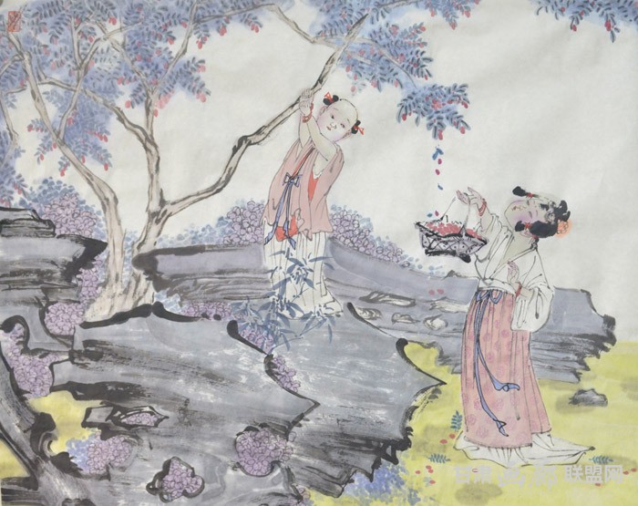 樱桃红了68x72cm 2016年 陈恩惠