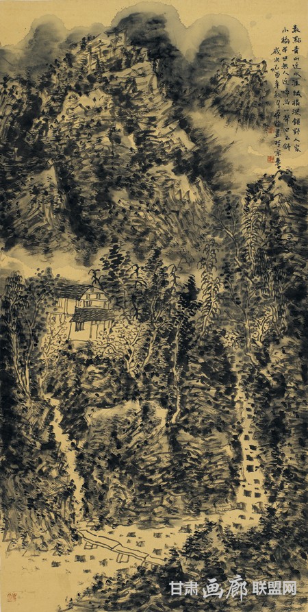 王本杰山水画作品