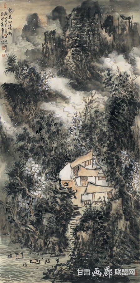 王本杰山水画作品