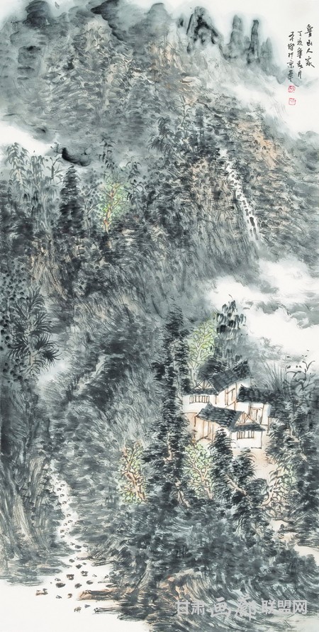 王本杰山水画作品