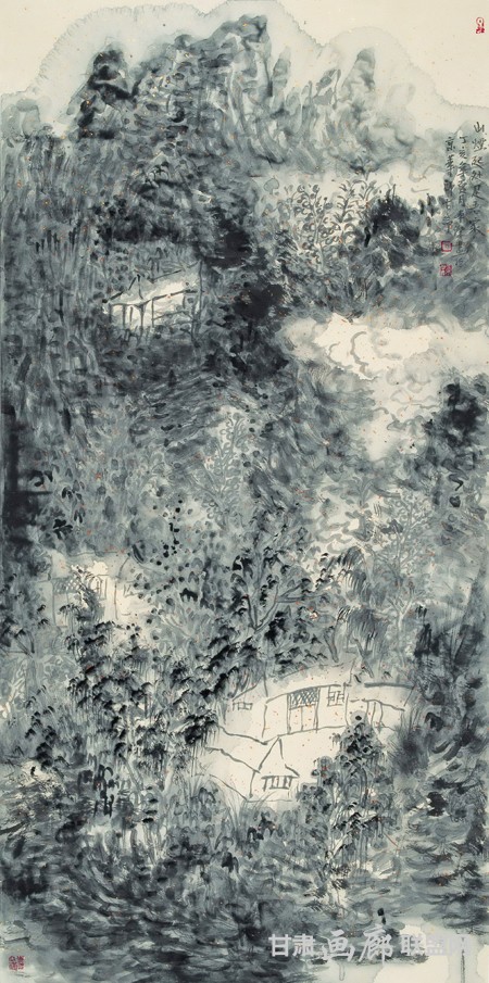 王本杰山水画作品