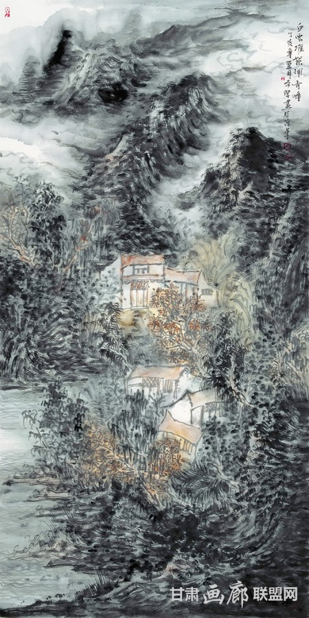 王本杰山水画作品
