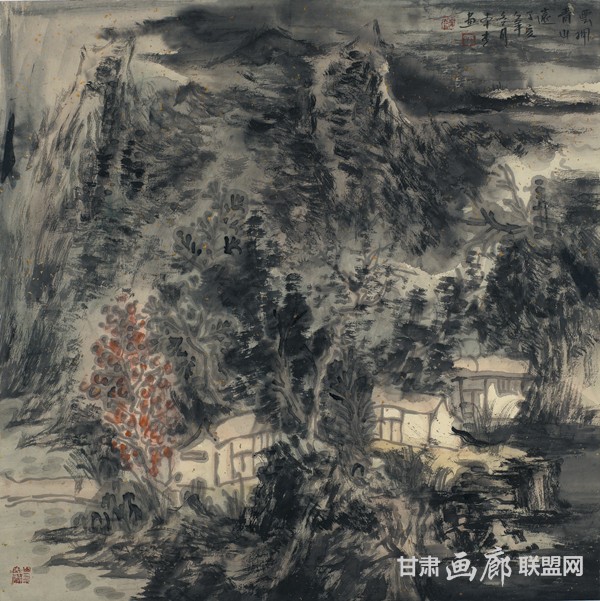 王本杰山水画作品