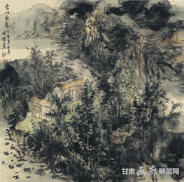 王本杰山水画作品