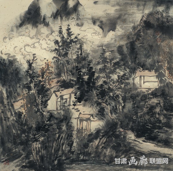 王本杰山水画作品