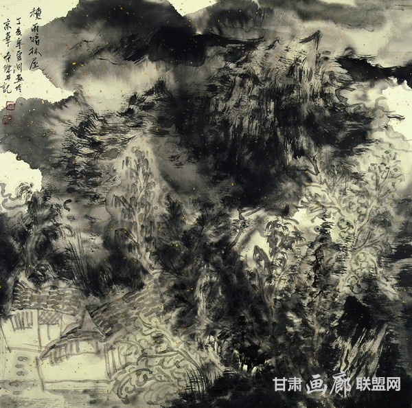 王本杰山水画作品
