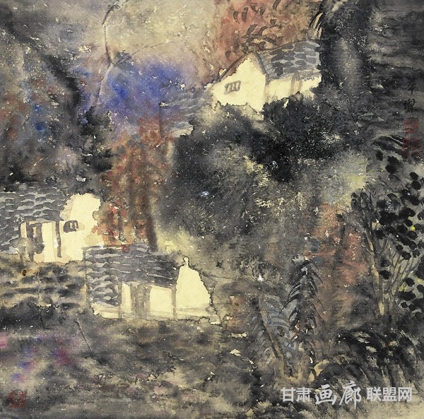 王本杰山水画作品