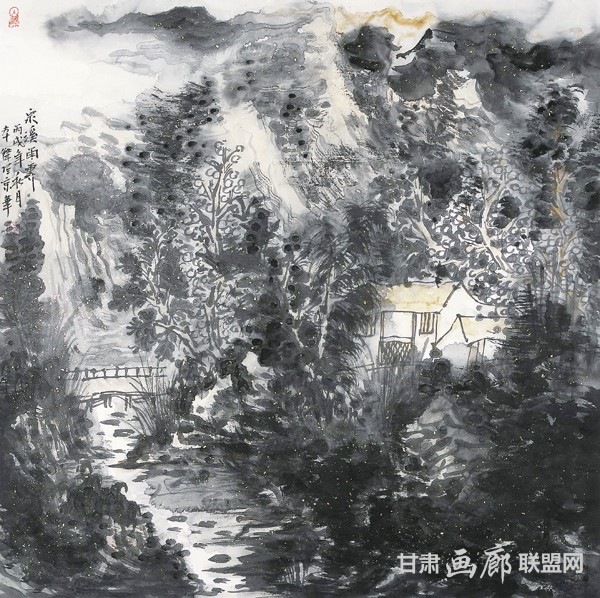 王本杰山水画作品