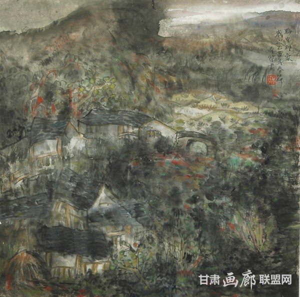 王本杰山水画作品