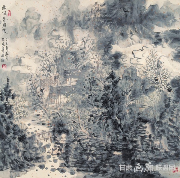 王本杰山水画作品