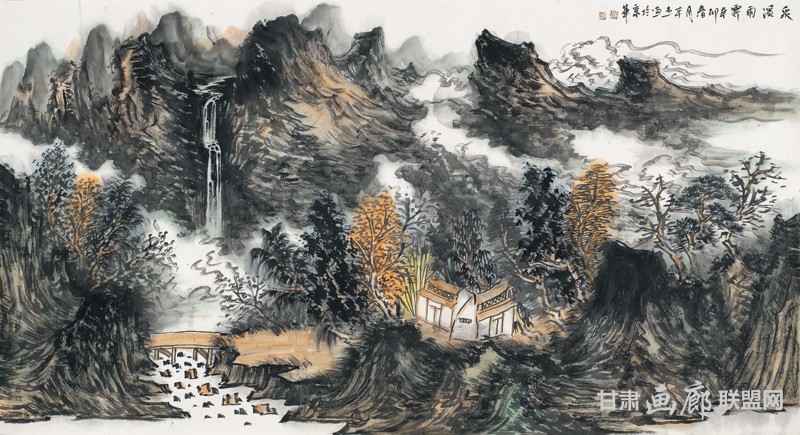 王本杰山水画作品