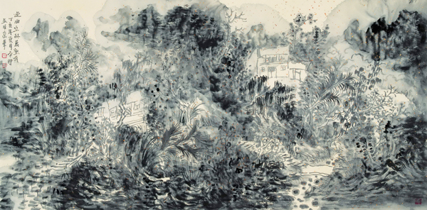 王本杰山水画作品