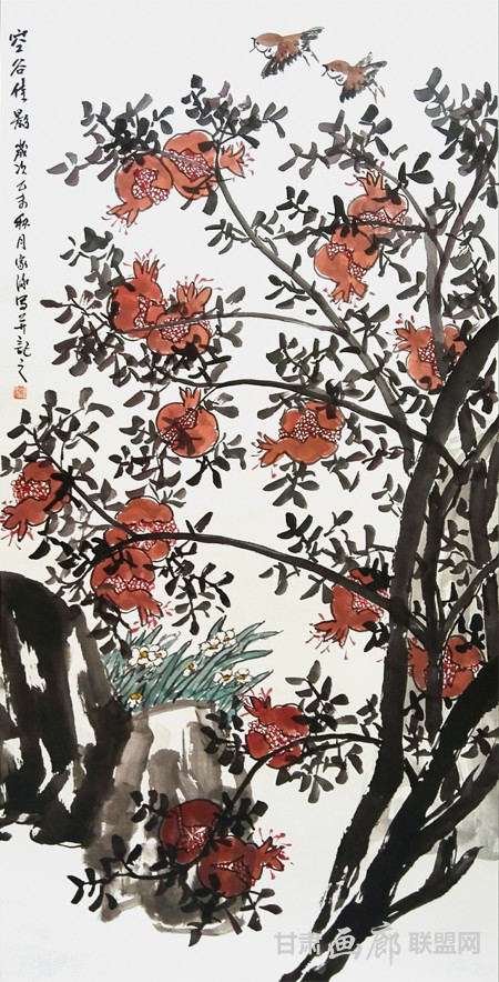《空谷佳影》68x136cm 洪家泳