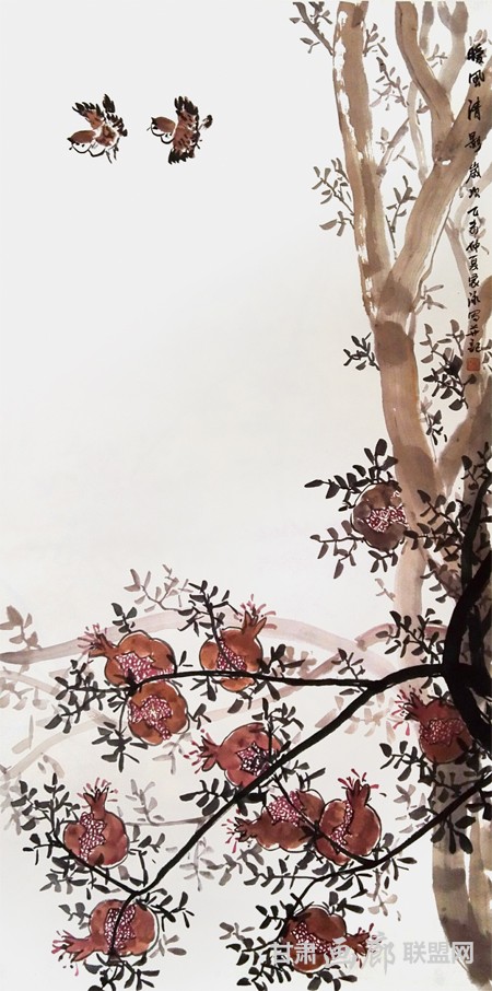 《暖风清影》68x136cm 洪家泳