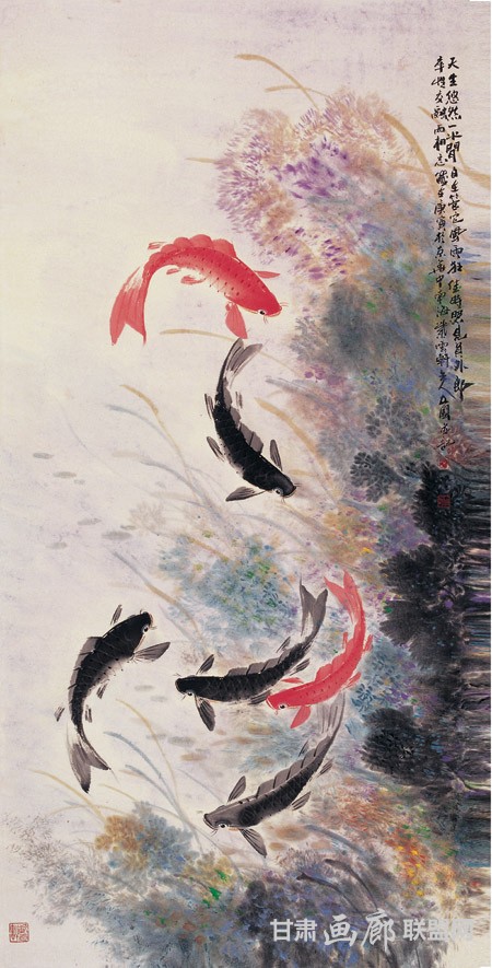 天生悠然一水间 68cm x 136cm 2010年 王立国