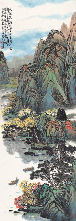 天朗气清58cm x 136cm 2017年 王立国
