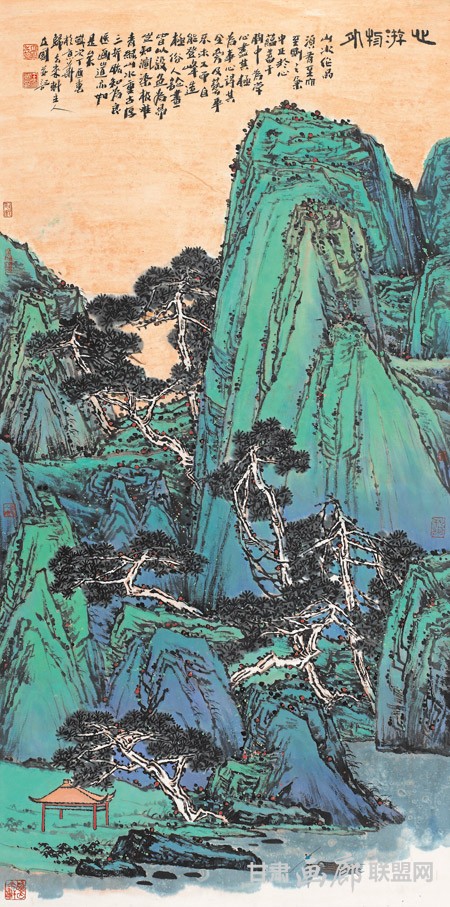 心游物外 68cm x 136cm 2017年 王立国