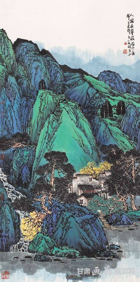 人家在翠微 68cm x 136cm 2017年 王立国