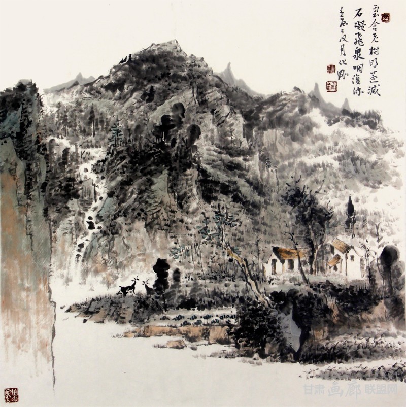 9卢化刚作品《云含老树明还灭》