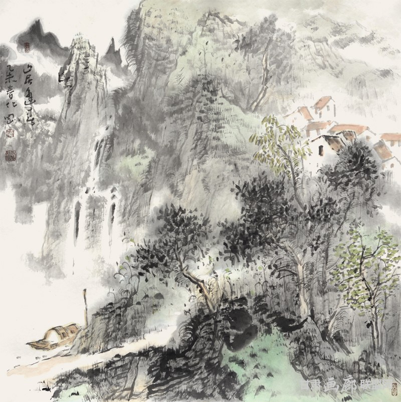 13卢化刚作品《山居图》