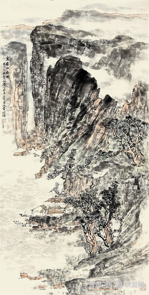 富春山居图-138X68CM 秦明强