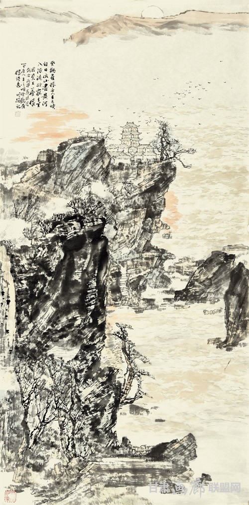 更上一层楼-138X68CM 秦明强