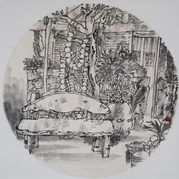 博鳌写生3 50<em></em>x50cm 2017年