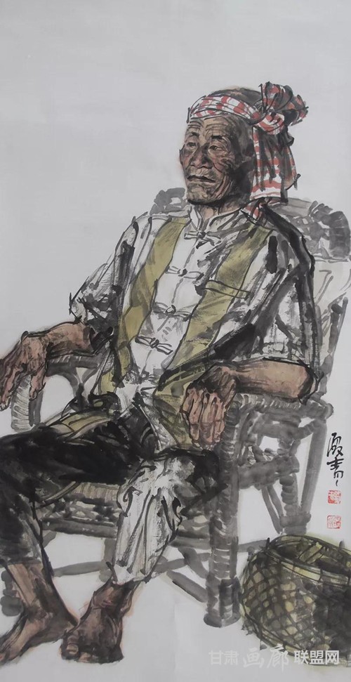 西双版纳写生1 136x68cm 2017年